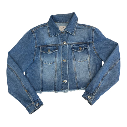 Jacket Denim By Love Tree In Blue Denim, Size:M