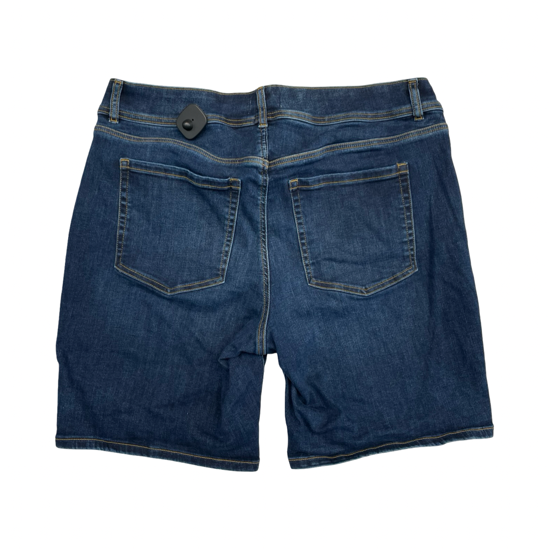 Shorts By Lane Bryant In Blue Denim, Size:22