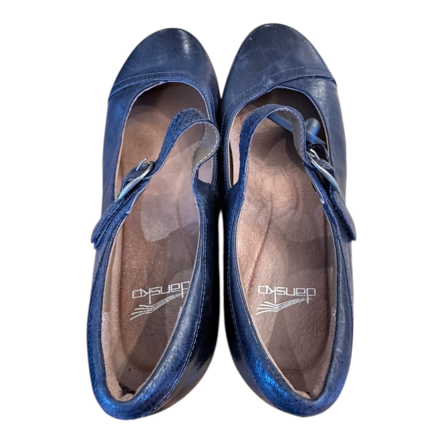 Shoes Heels Block By Dansko In Navy, Size:9.5