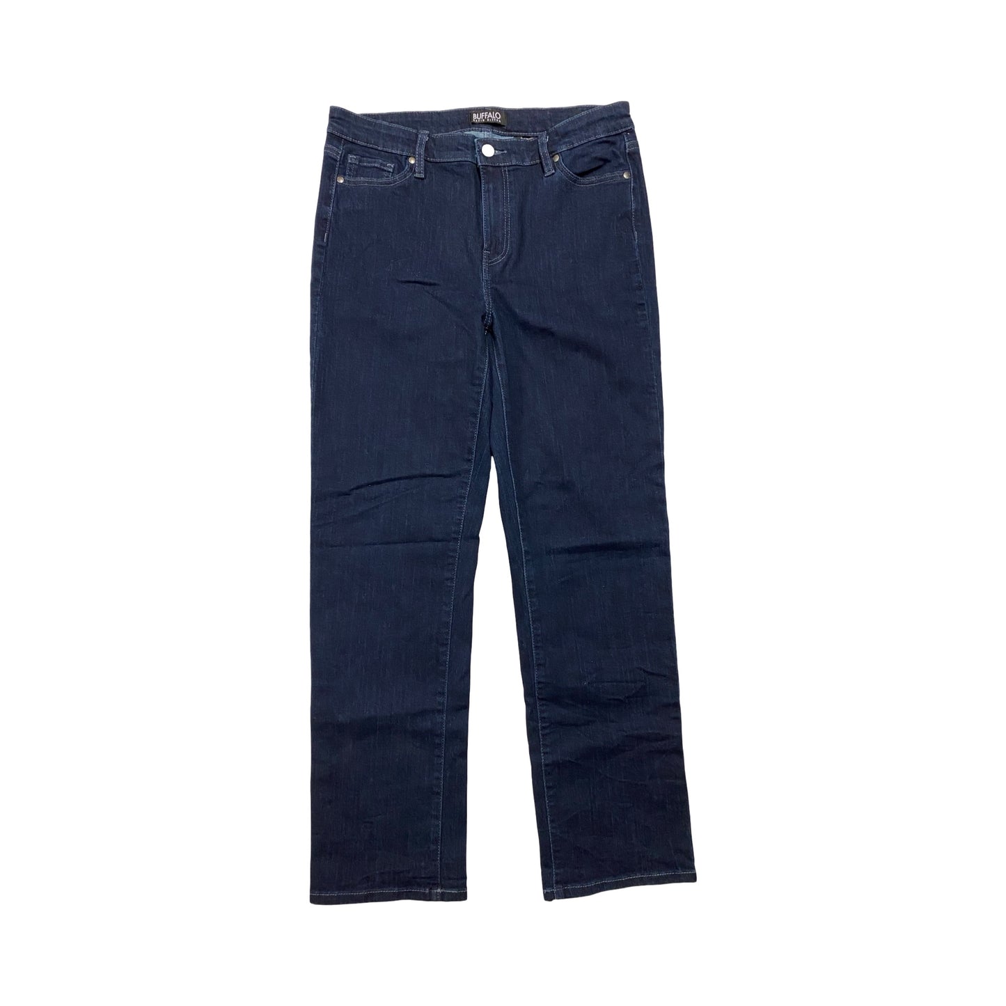Jeans Straight By Buffalo David Bitton In Blue Denim, Size:8