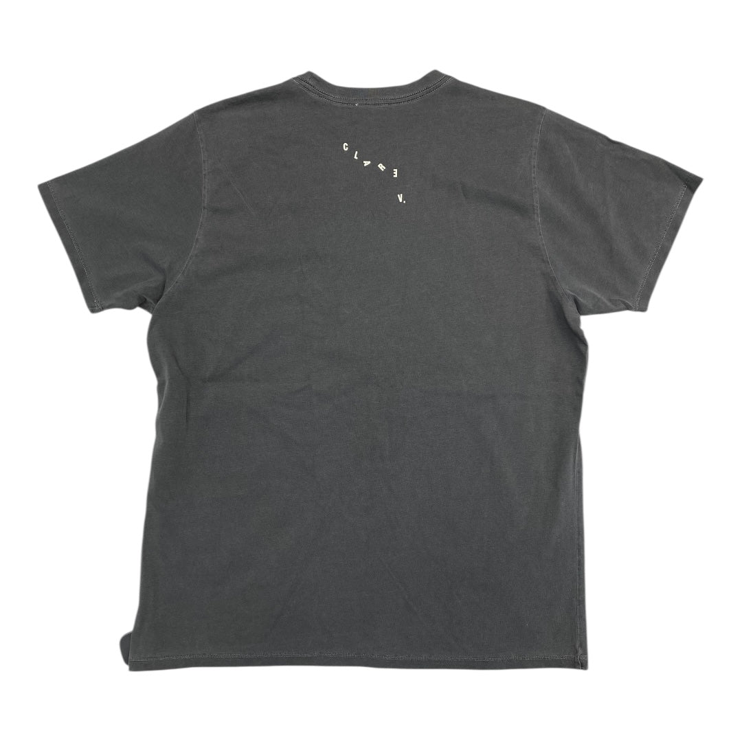 Top Ss Basic By Clare V. In Grey, Size:S