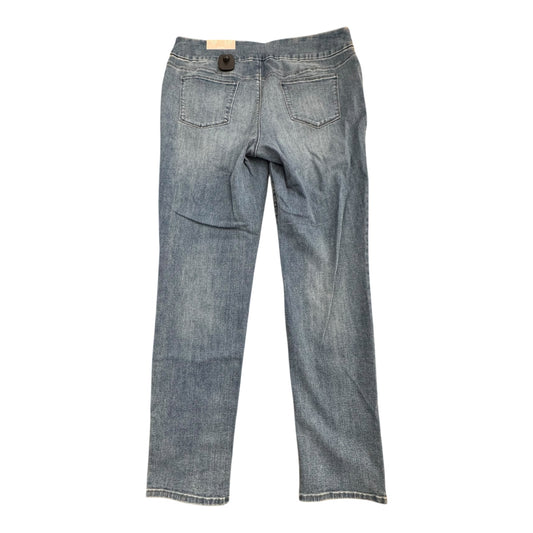 Jeans Jeggings By Chicos In Blue Denim, Size:14