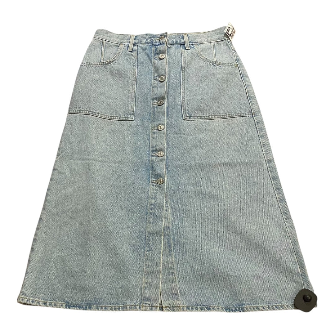 Skirt Midi By Citizens Of Humanity In Blue Denim, Size:6