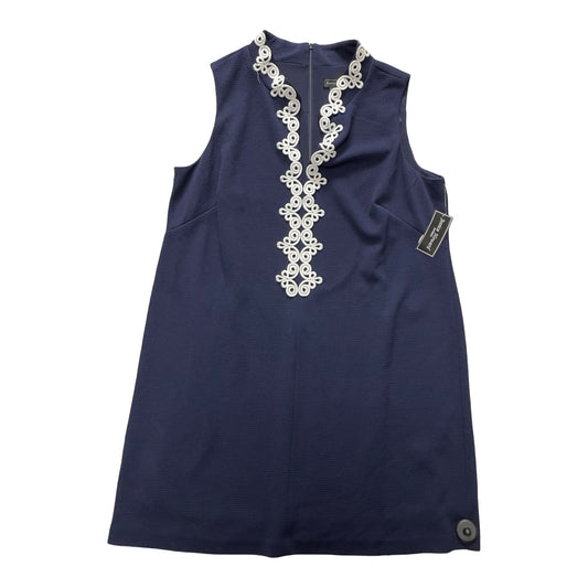 Dress Casual Midi By Jessica Howard In Blue & White, Size:20
