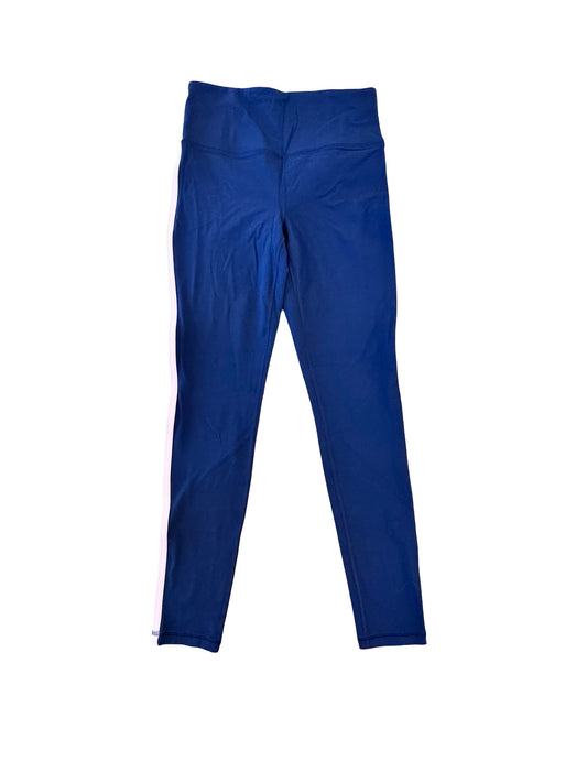 Athletic Leggings By Athleta In Navy & Pink, Size:S