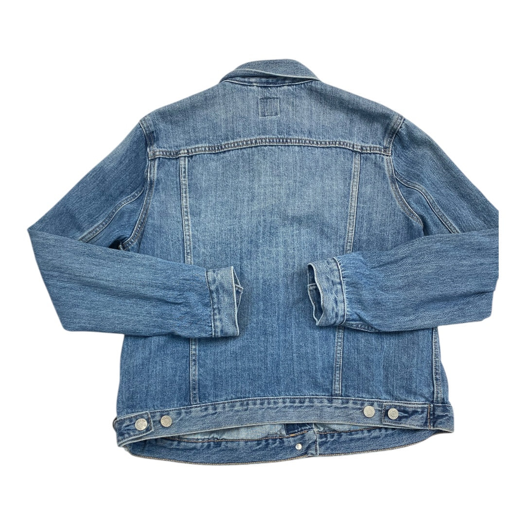 Jacket Denim By Gap In Blue Denim, Size:L