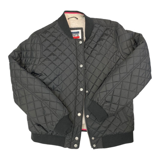 Jacket Puffer & Quilted By Levis In Black, Size:M