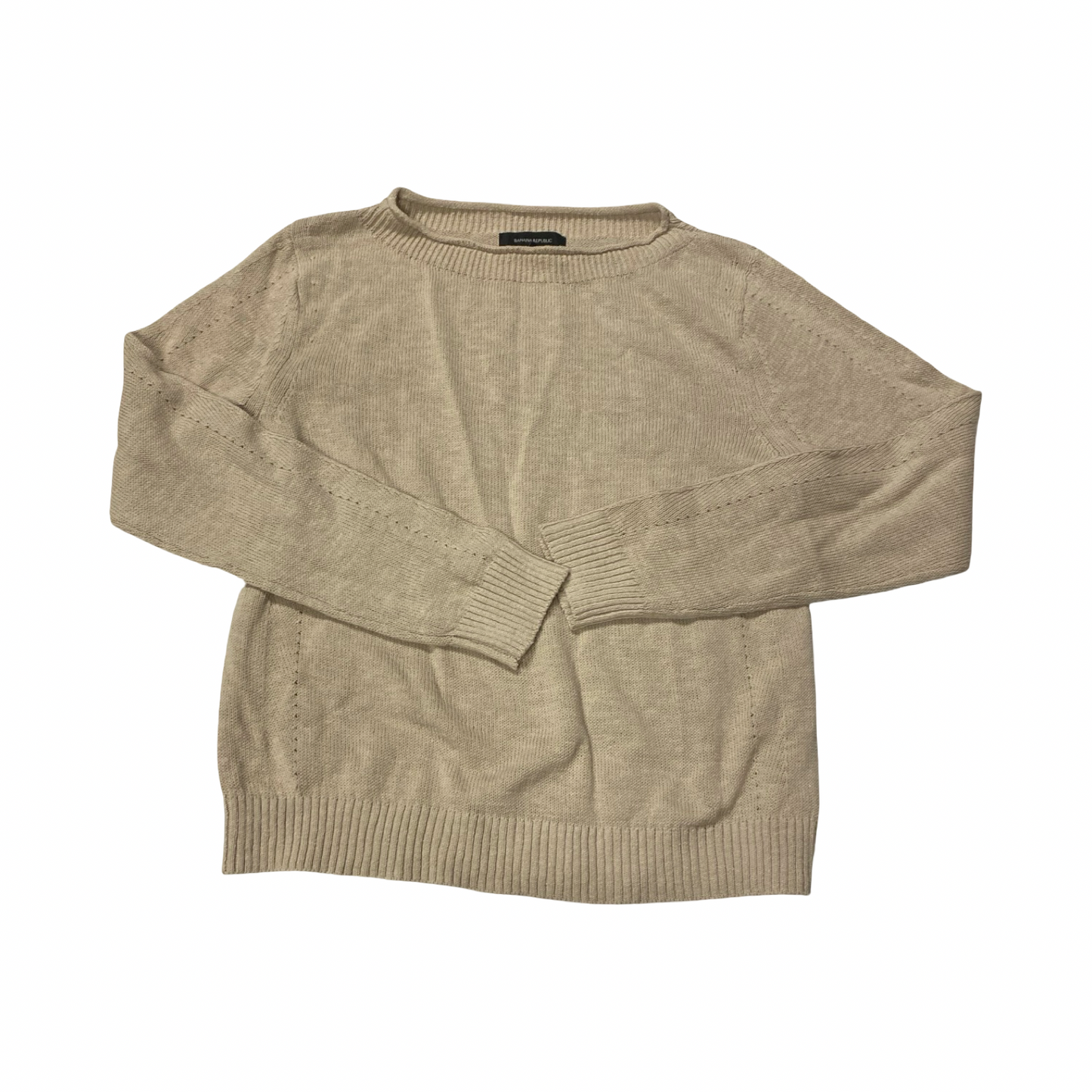 Sweater By Banana Republic In Tan, Size:M