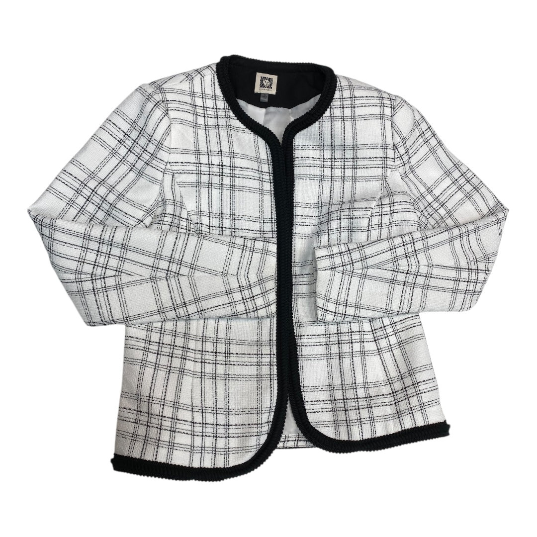 Blazer By Anne Klein In Black & White, Size:S