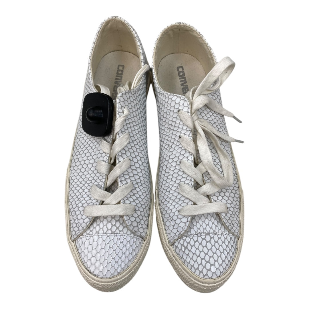 Shoes Sneakers By Converse In White, Size:9