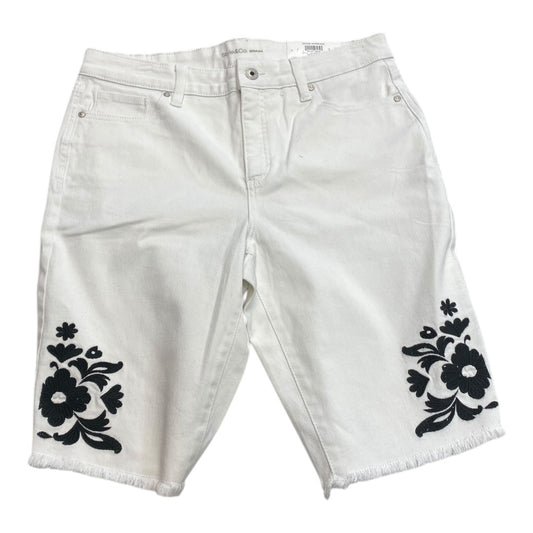 Shorts By Style And Company In White, Size:12