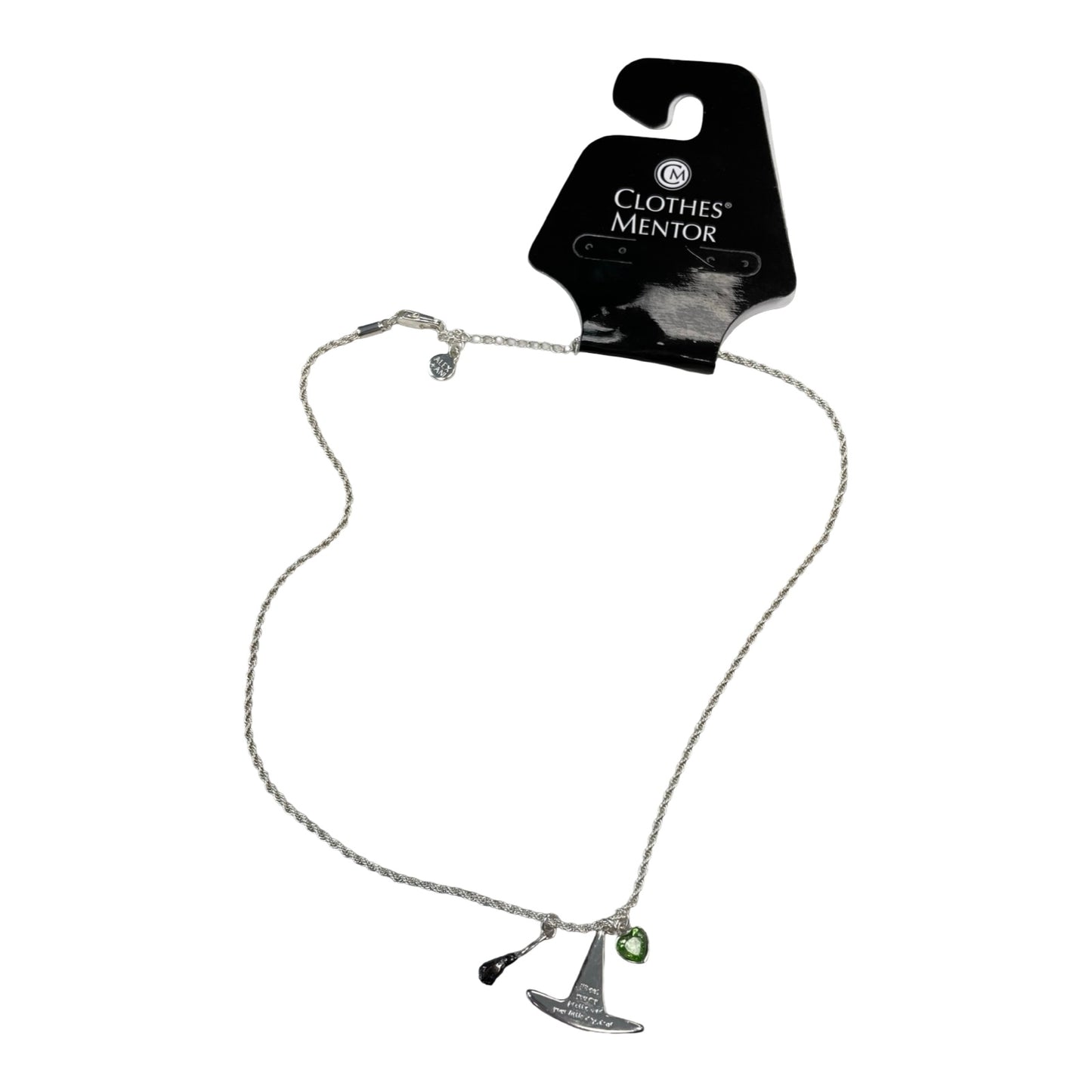 Necklace Other By Alex And Ani In Green & Silver, Size:03 Piece Set