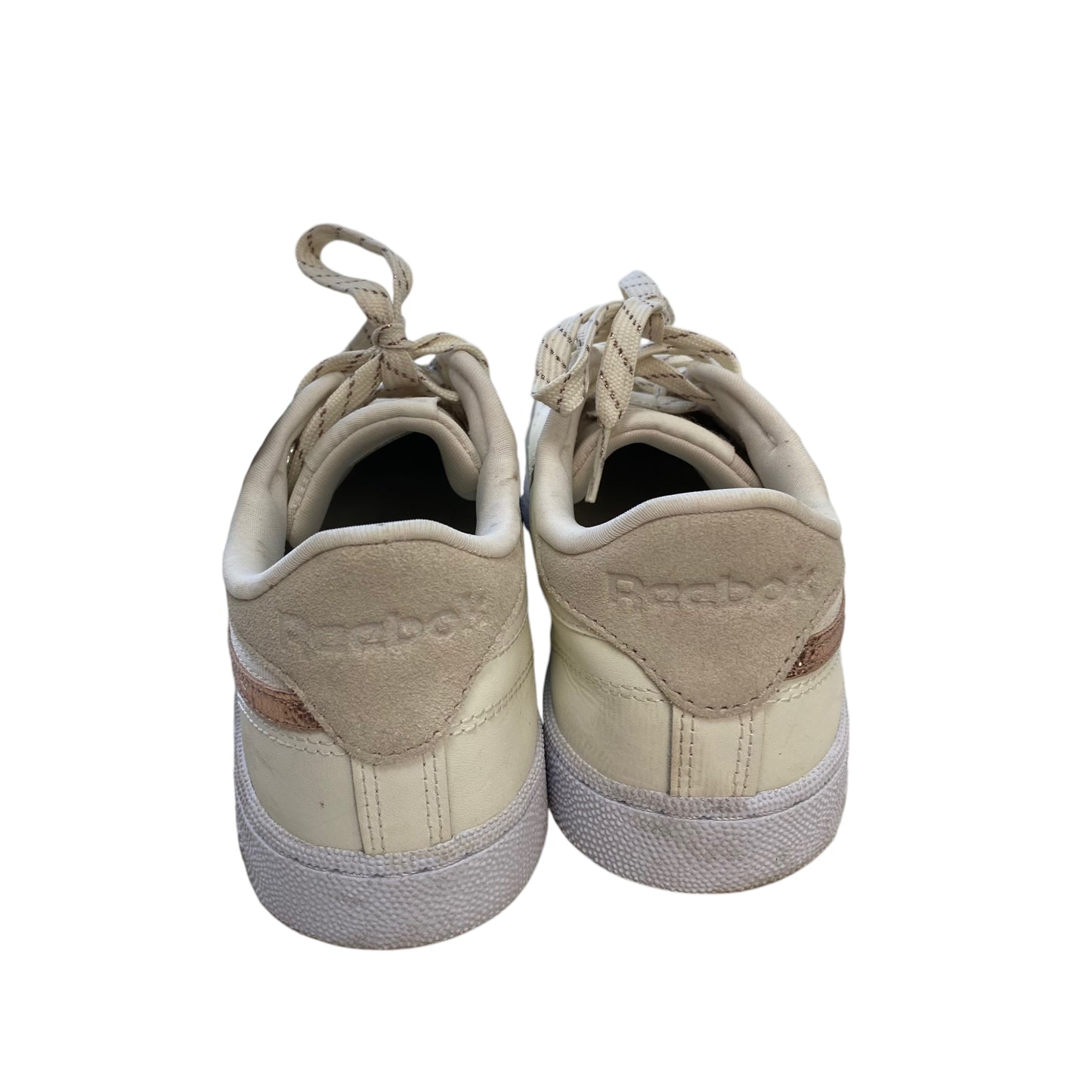 Shoes Sneakers By Reebok In Cream, Size: 8