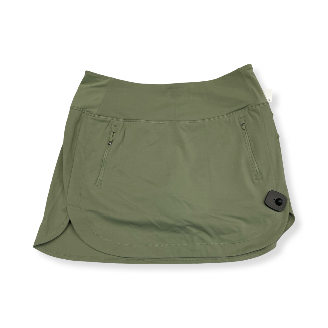 Athletic Skort By Athleta In Green, Size:L