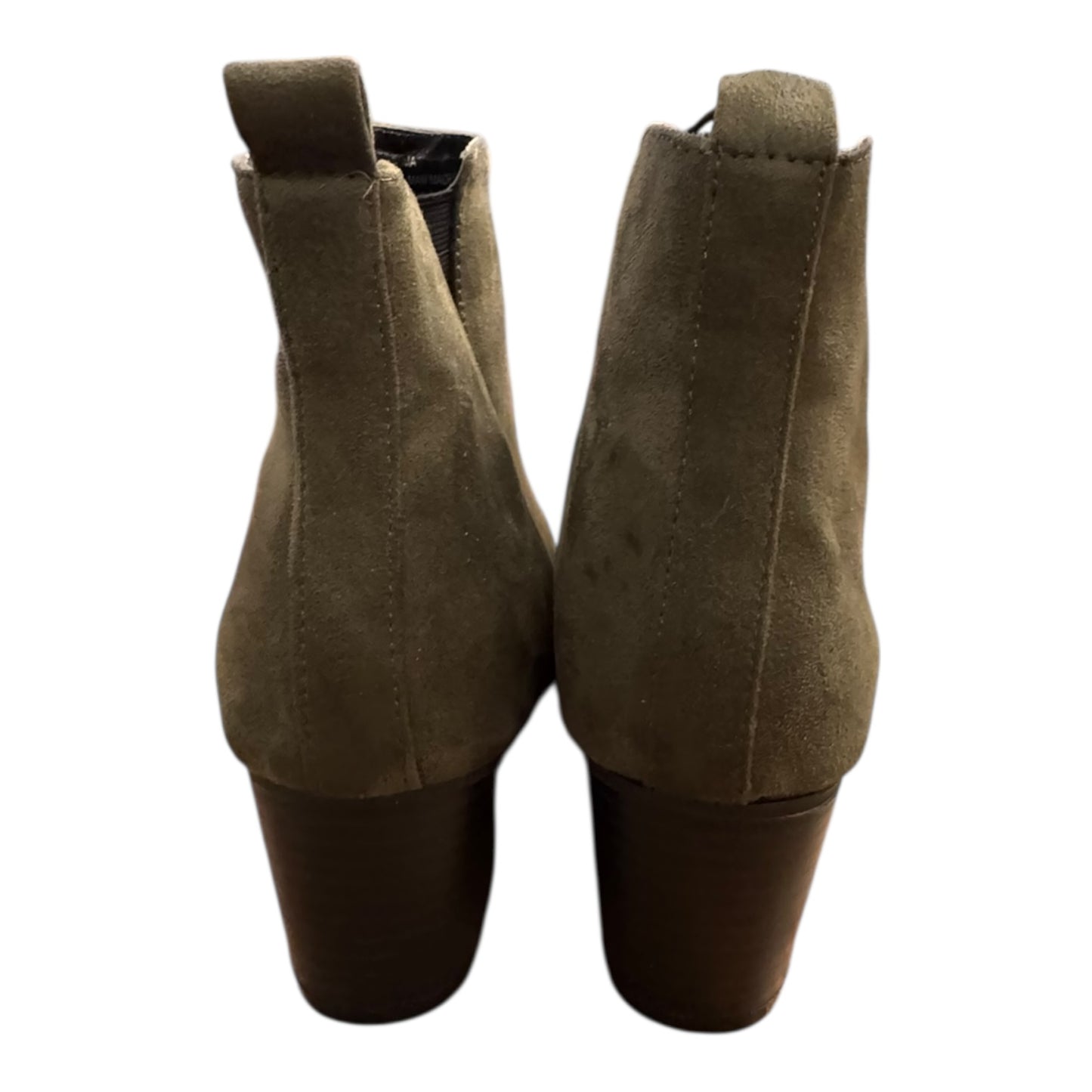 Boots Ankle Heels By Charlotte Russe In Green, Size:9
