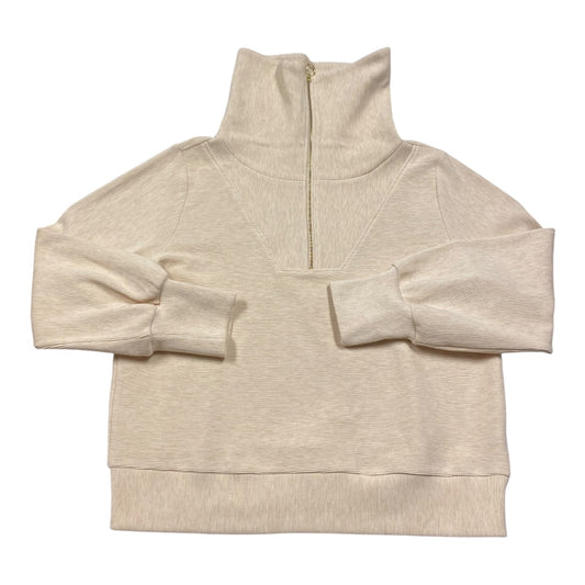 Athletic Sweatshirt Collar By Varley In Cream, Size:Xl