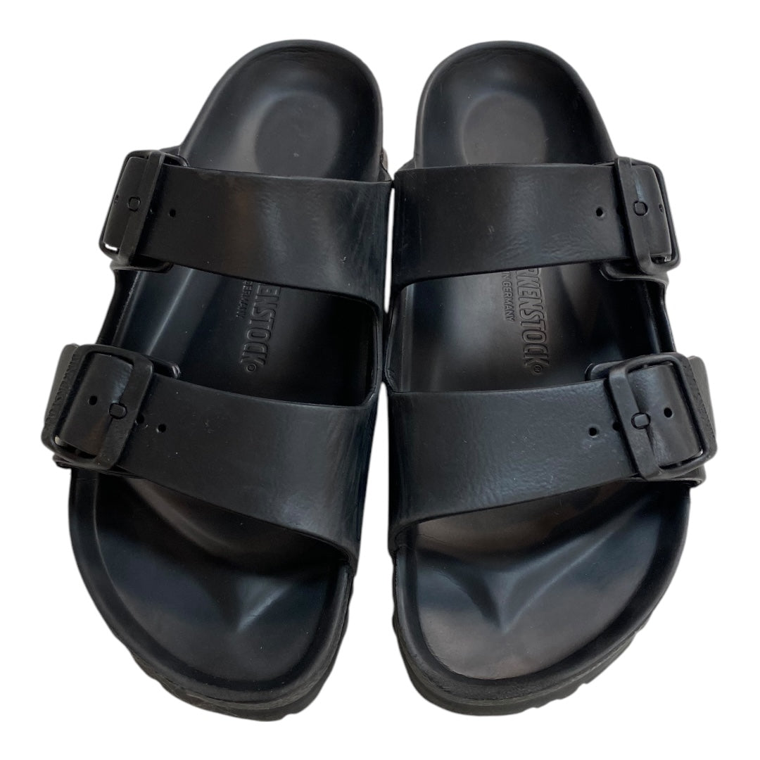 Sandals Designer By Birkenstock In Black, Size:8.5