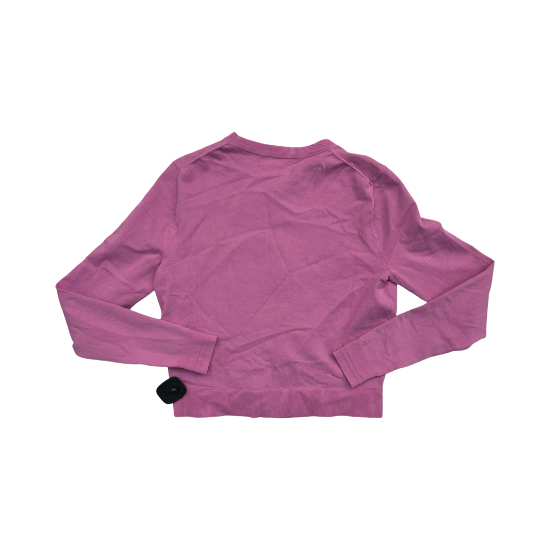 Sweater Cardigan By J. Crew In Purple, Size:S