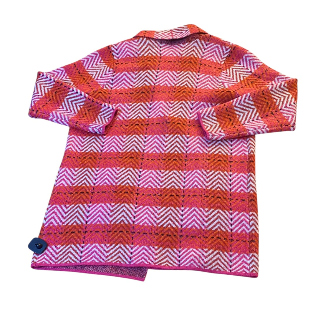 Sweater Cardigan By Charlie B In Pink, Size:L