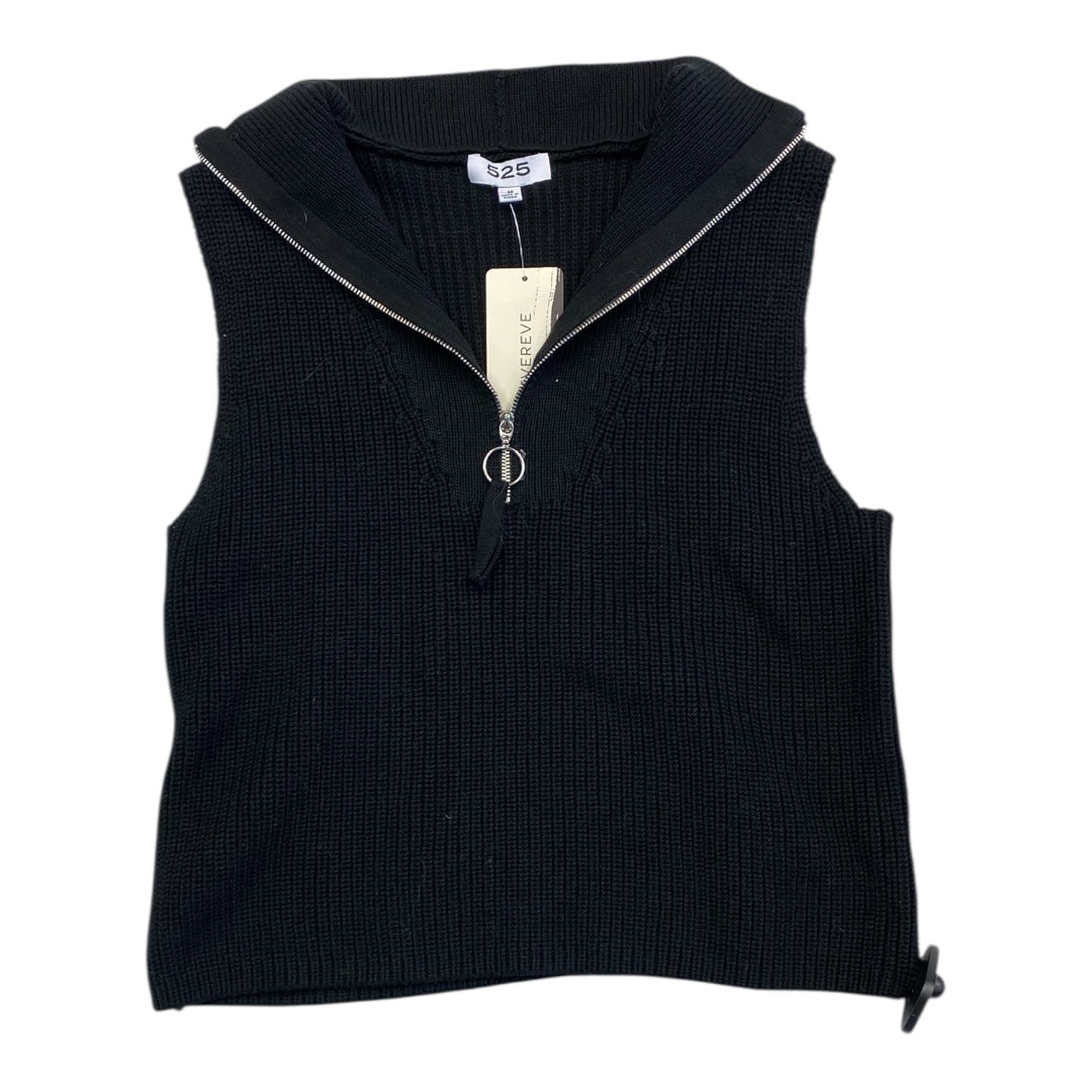 Sweater Ss By 525 In Black, Size:S