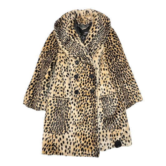 Coat Faux Fur & Sherpa By Ana In Animal Print, Size:M