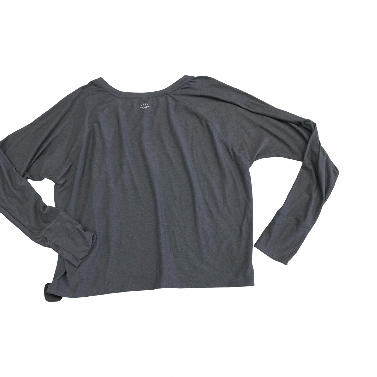 Athletic Top Ls Crewneck By Beyond Yoga In Grey, Size:M