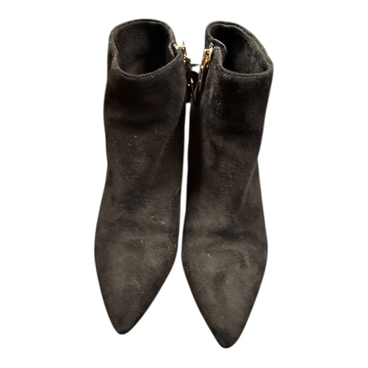 Boots Ankle Heels By Aerosoles In Black, Size:7