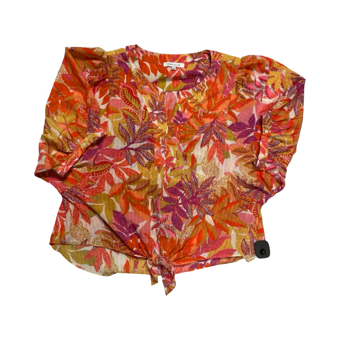 Top Ss By Rose And Olive In Multi, Size:Xl