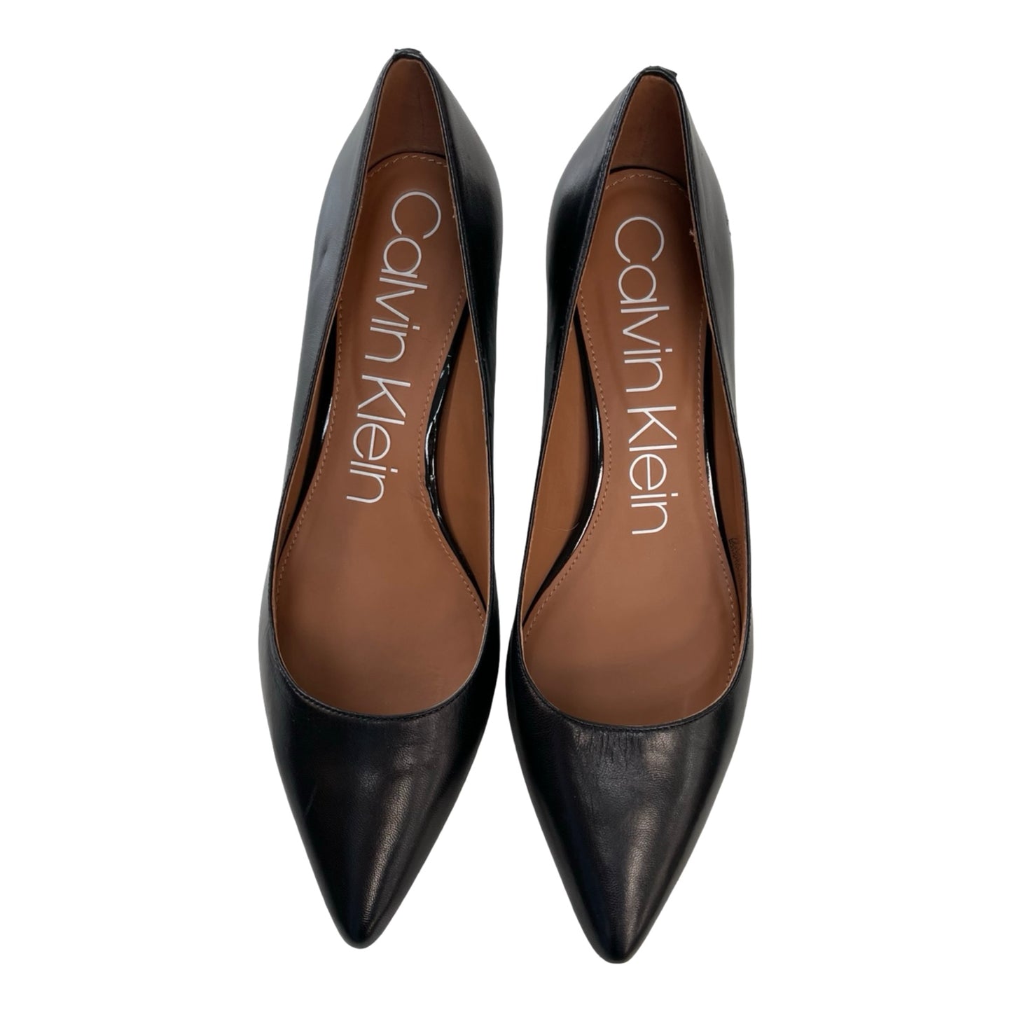 Shoes Heels Kitten By Calvin Klein In Black, Size:11