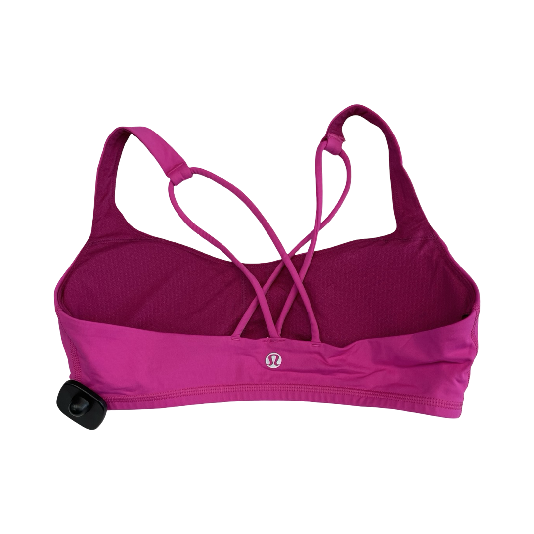 Athletic Bra By Lululemon In Pink, Size:8
