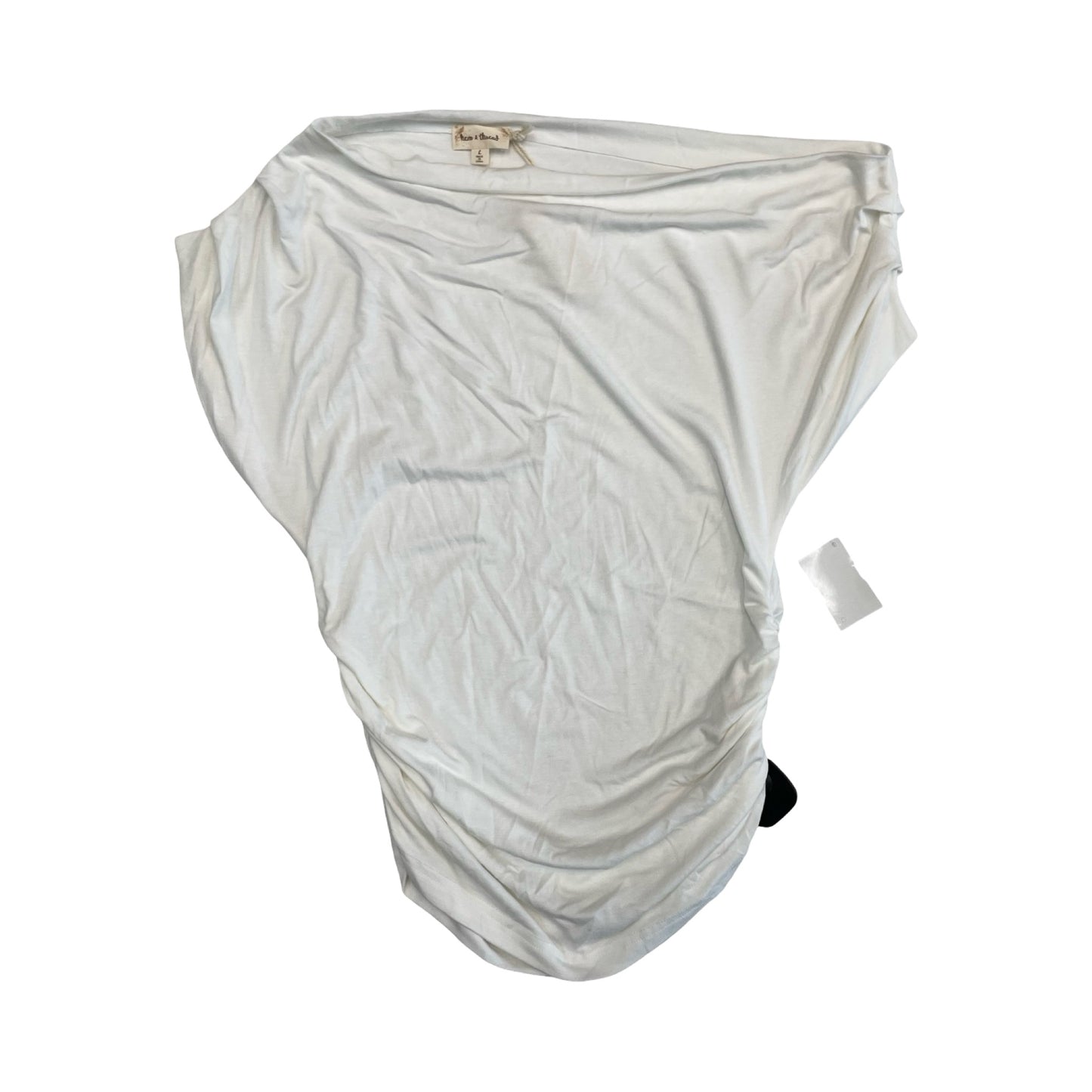 Top Ss By Hem & Thread In Ivory, Size:L