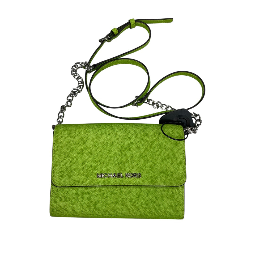 Handbag Designer By Michael Kors In Green, Size:Small