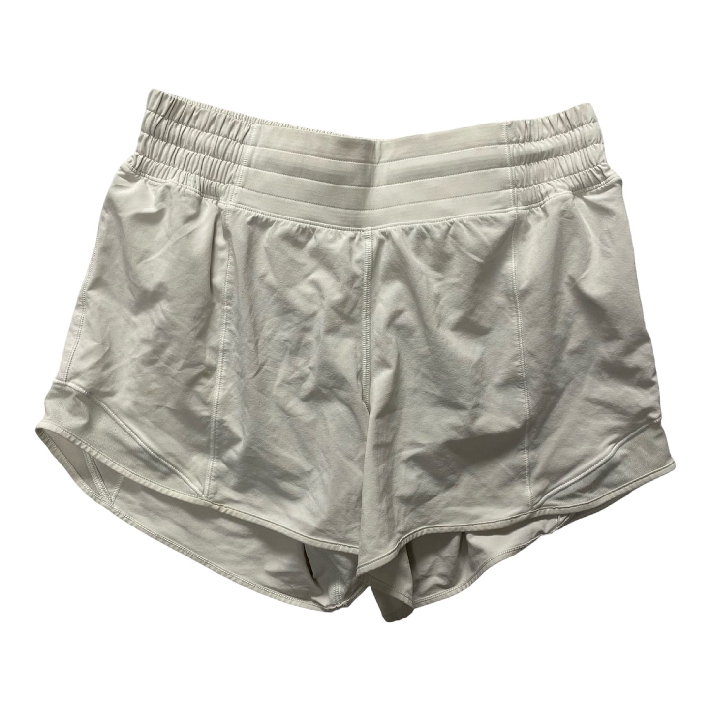 Athletic Shorts By Lululemon In Cream, Size:6