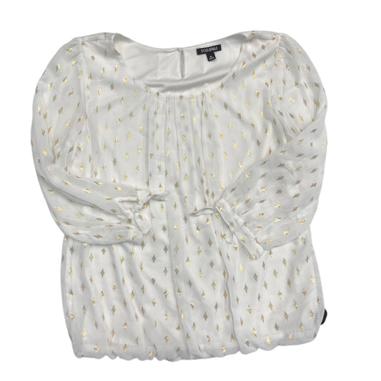 Top Ls By Roz And Ali In White, Size:Xl