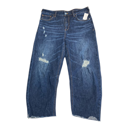 Jeans Wide Leg By Pilcro In Blue Denim, Size:8