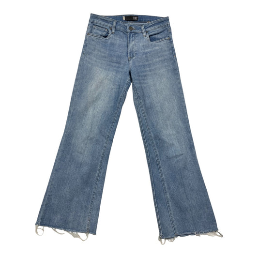 Jeans Straight By Kut In Blue Denim, Size:4