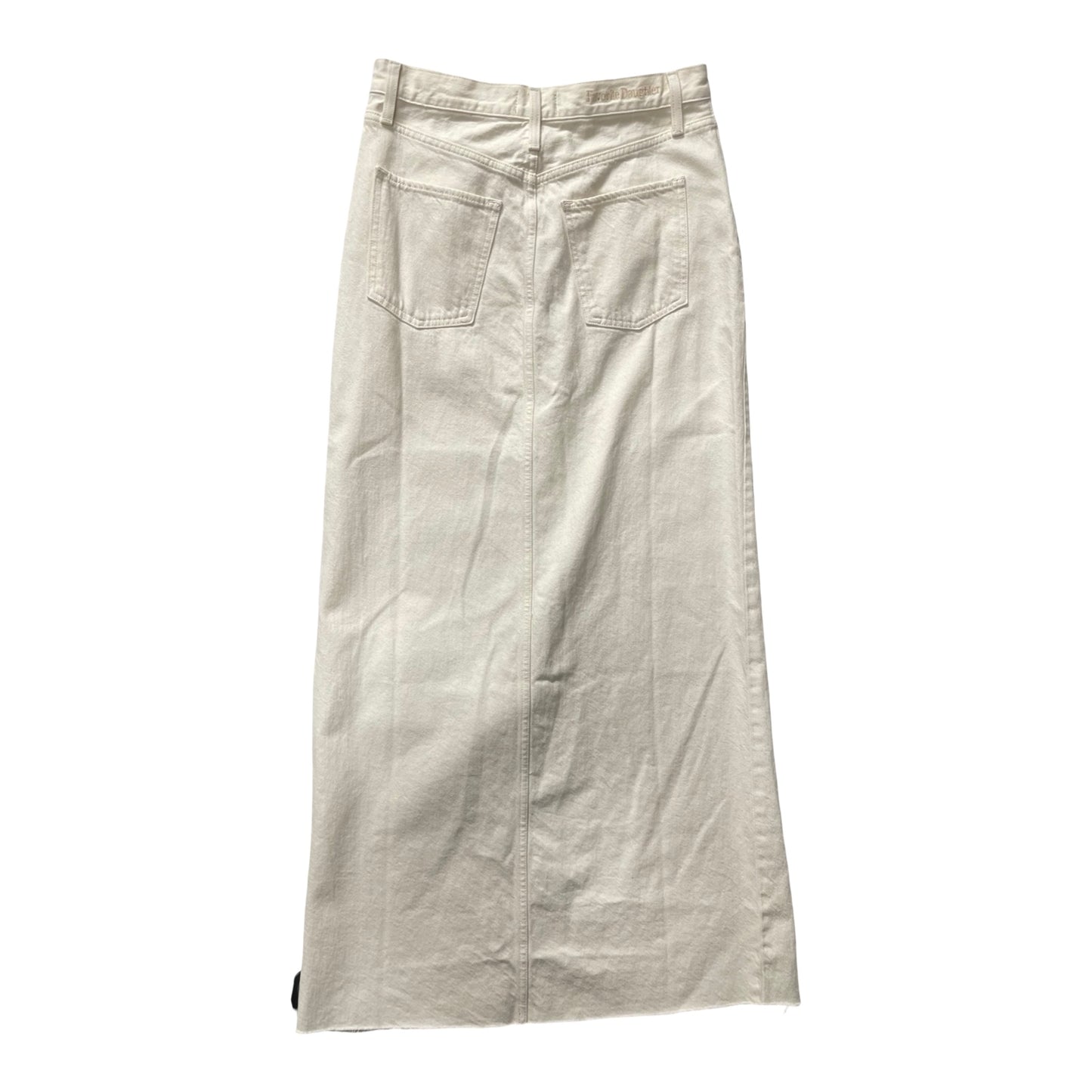 Skirt Maxi By Favorite Daughter In Cream Denim, Size:4