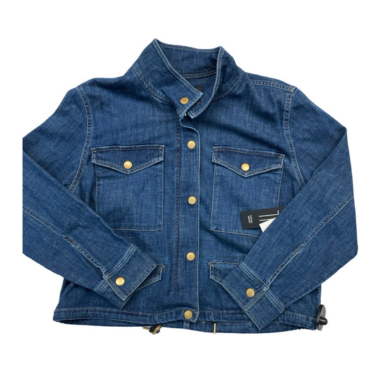 Jacket Denim By Liverpool In Blue Denim, Size:L