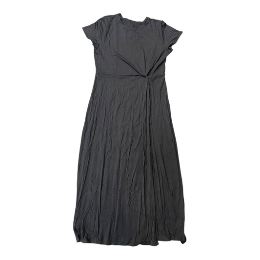 Dress Casual Midi By Loft In Black, Size:L