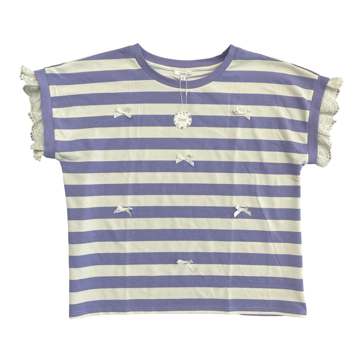 Top Ss By Oddi In Striped Pattern, Size:3X