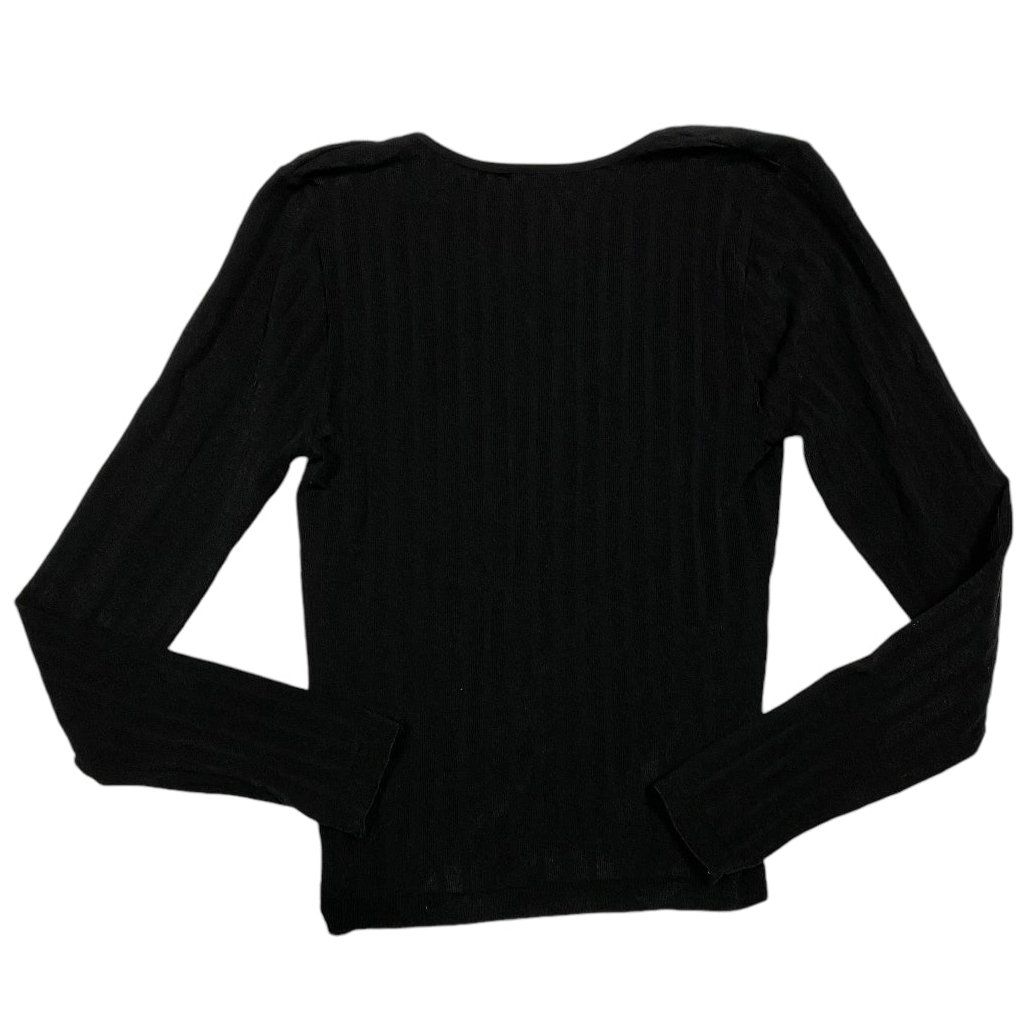 Top Long Sleeve By Free People In Black, Size: M