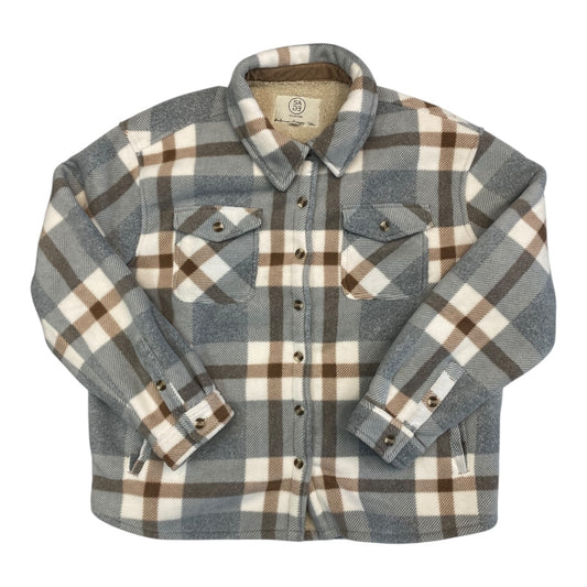 Jacket Other By Sage In Plaid Pattern, Size:Xxl