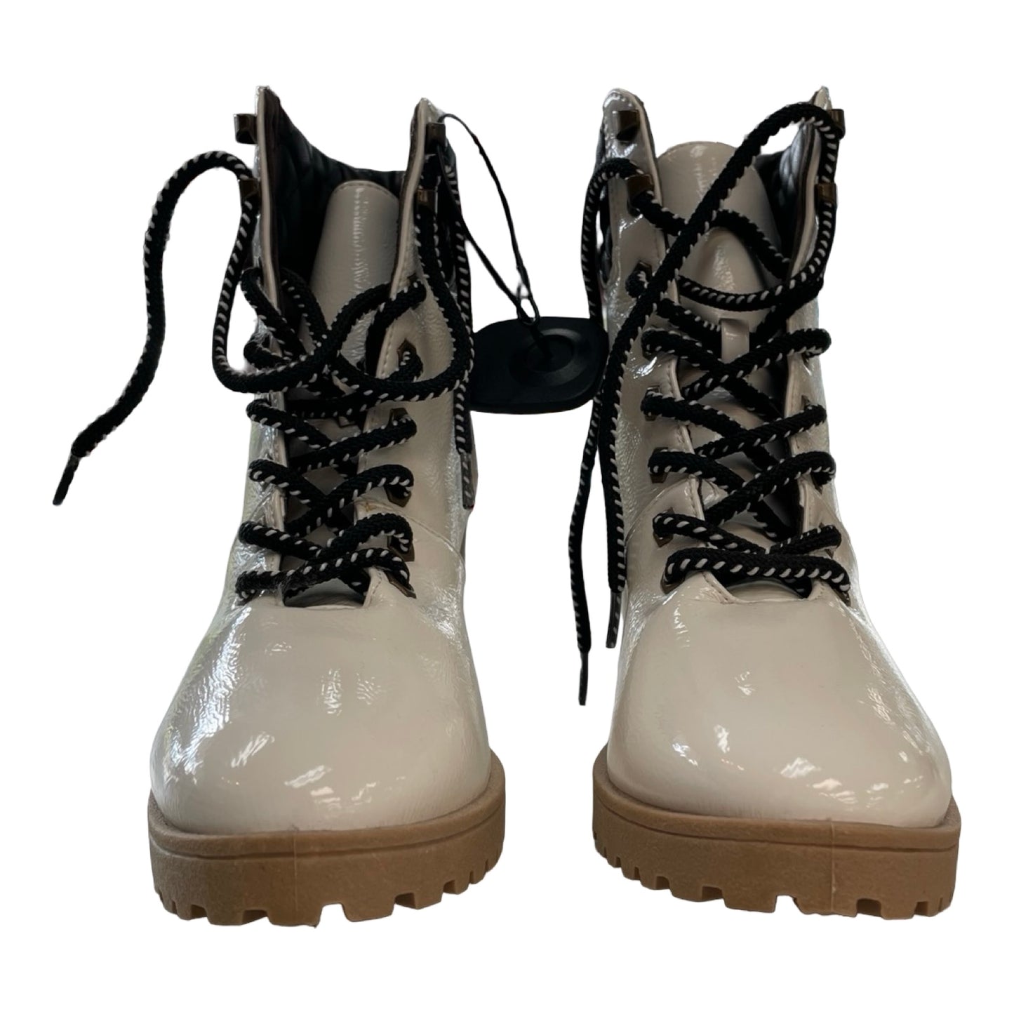 Boots Ankle Heels By Qupid In Black & Cream