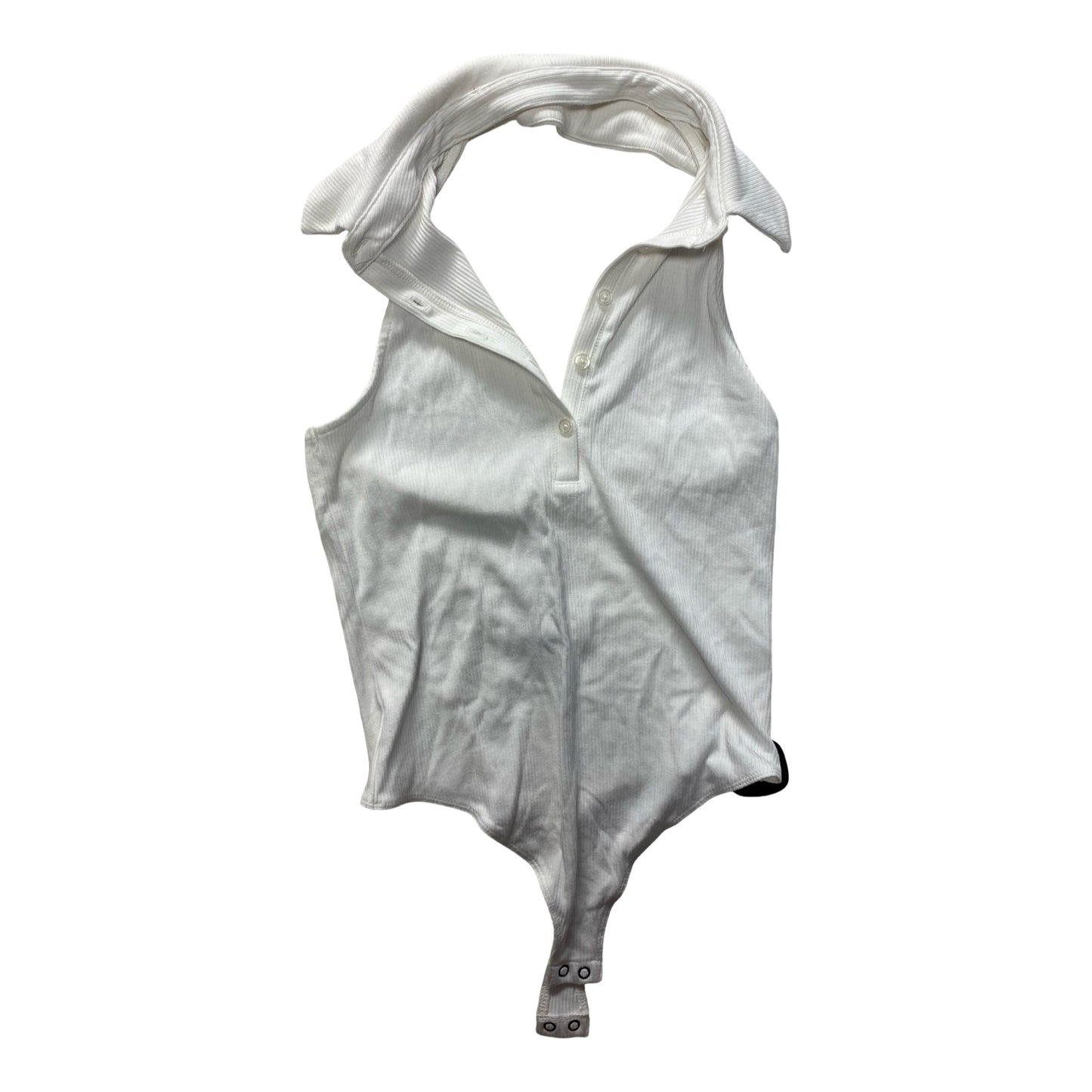 Bodysuit By Express In White, Size:M