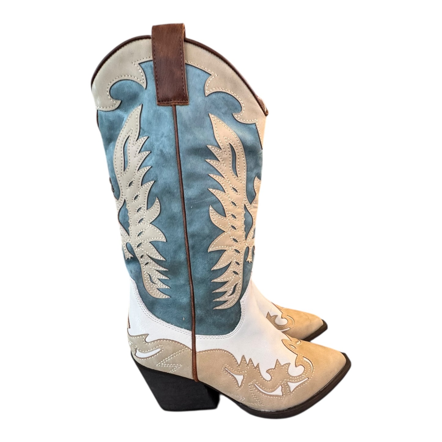 Boots Western By Cmc In Multi, Size:7.5