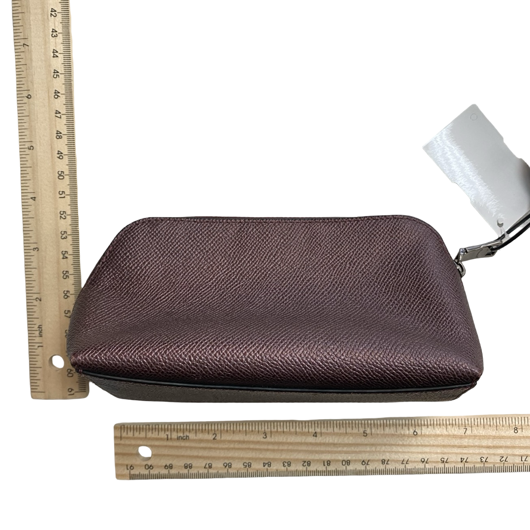 Makeup Bag Designer By Coach In Purple, Size:Small