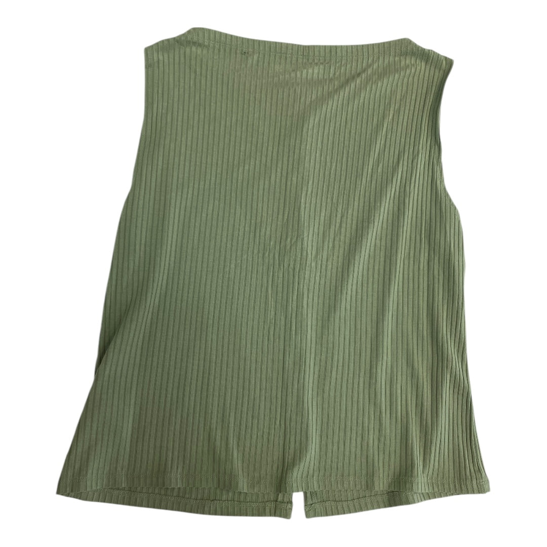 Top Sleeveless By Abercrombie And Fitch In Green, Size:Xl