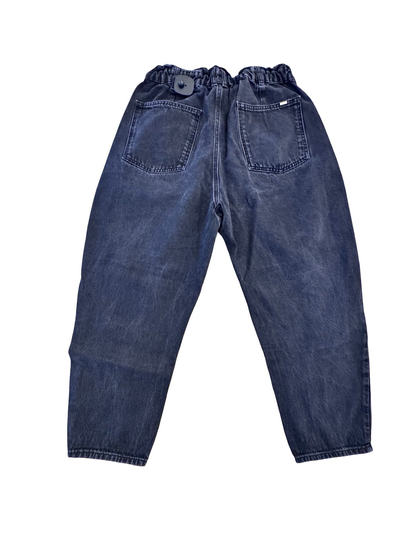Jeans Boyfriend By Zara In Black Denim, Size:10
