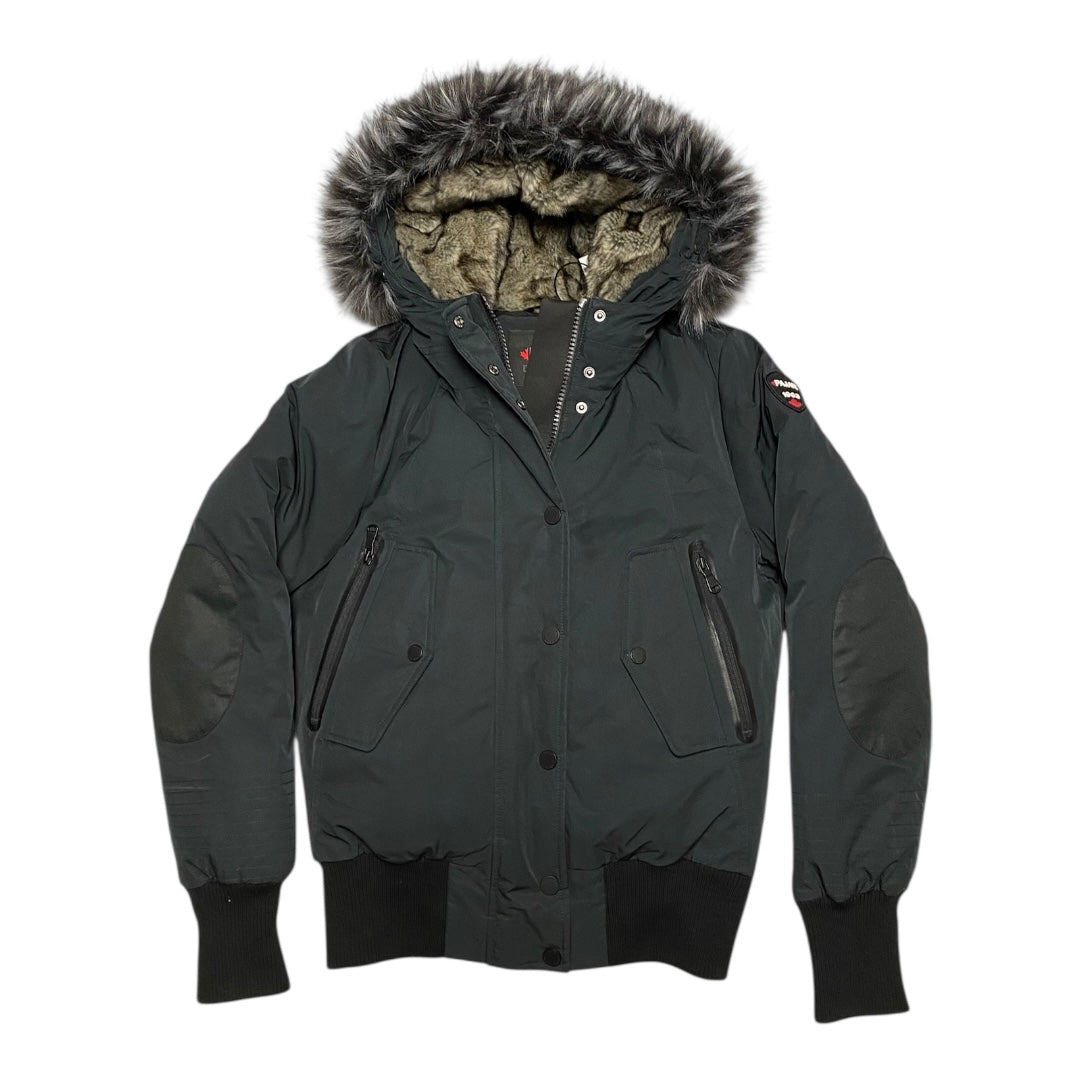 Coat Puffer & Quilted By Cmb In Black, Size:S