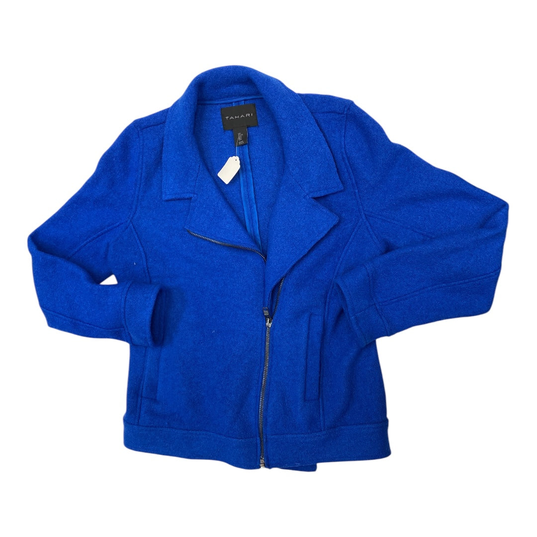 BLAZER by T TAHARI In BLUE, Size: L